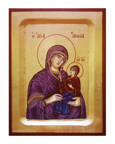 Icona Sant'Anna con Maria