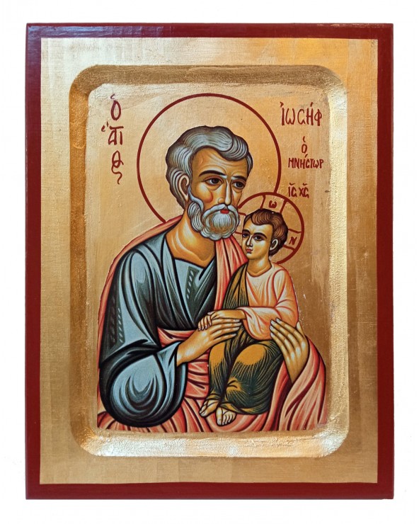San Giuseppe icona sacra serigrafata dimensione media