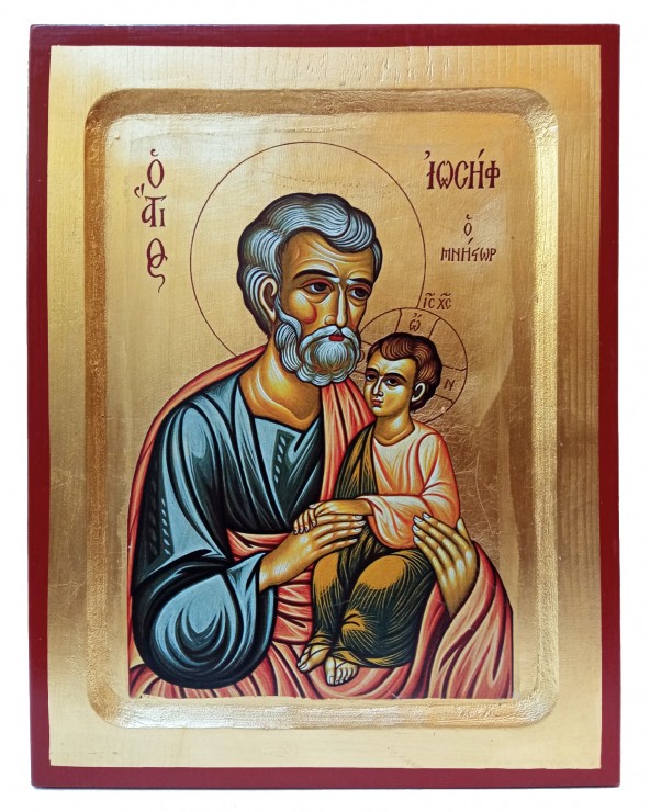 San Giuseppe icona sacra serigrafata dimensione grande
